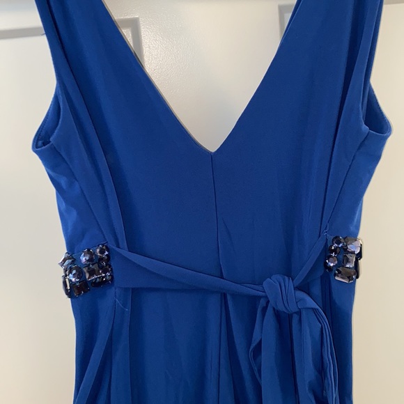 Royal Blue Jewelled Dress - Picture 2 of 5